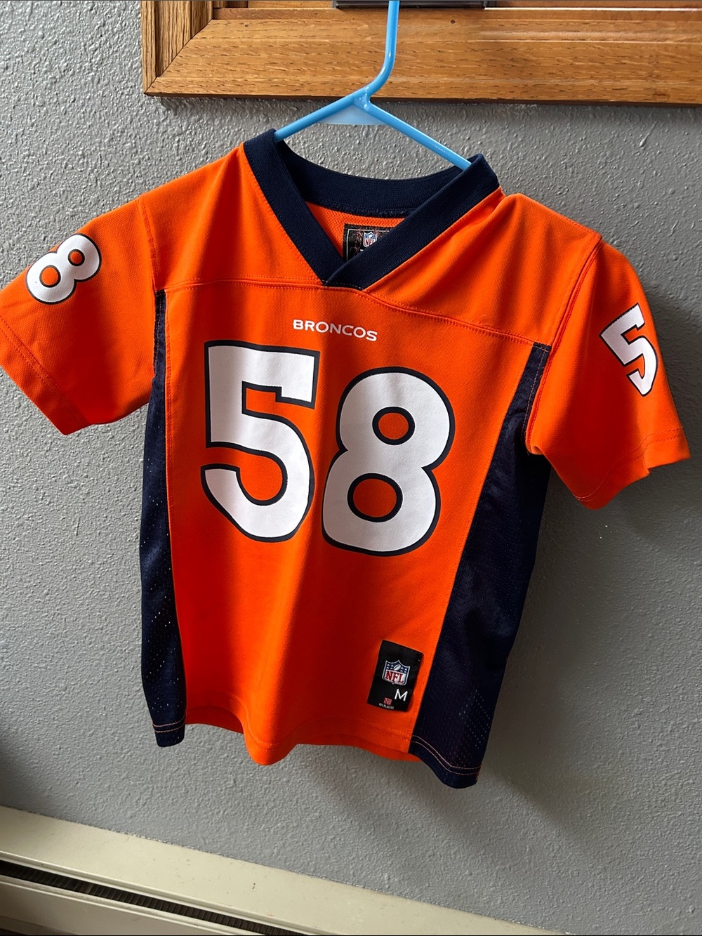 NFL Denver Broncos Youth M 7/8 Miller #58 Jersey